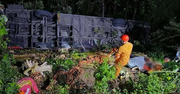 Tài xế ngủ gật khiến xe buýt lao khỏi đường cao tốc, 6 người tử vong