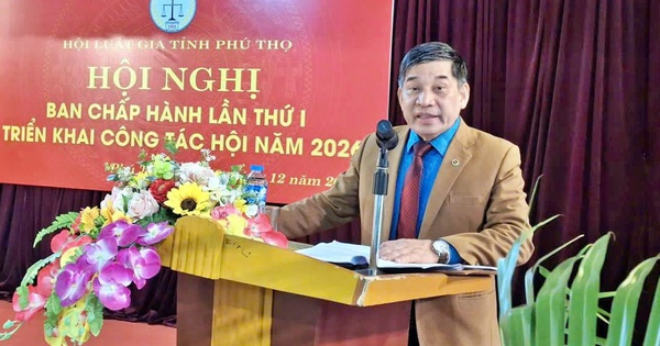 Luật gia Quách Đình Minh giữ chức Chủ tịch Hội Luật gia tỉnh Phú Thọ