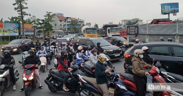 Ùn tắc liên tục tại tuyến đường huyết mạch ra vào khu vực cảng Hải Phòng