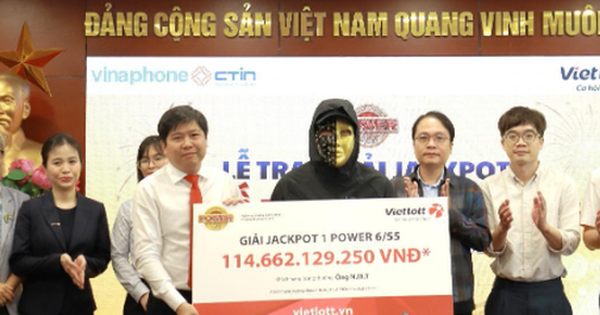 Một người đàn ông trúng giải Jackpot 1 hơn 114 tỷ đồng
