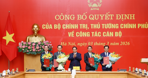Công bố quyết định của Bộ Chính trị và Thủ tướng Chính phủ về công tác cán bộ