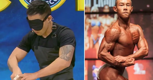 Màn trình diễn bịt mắt cắt dưa chuột ghi danh kỷ lục Guinness