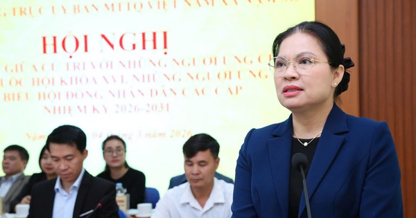 Cử tri ấn tượng với chương trình hành động của ứng cử viên ĐBQH khoá XVI Hà Thị Nga