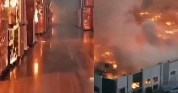 Bức xúc vì lương thấp, nam nhân viên phóng hỏa đốt nhà kho