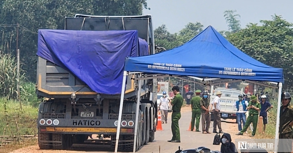 Sau vụ tai nạn khiến cô giáo tử vong, CSGT xử lý hàng loạt xe tải chở đất trên Tỉnh lộ 516