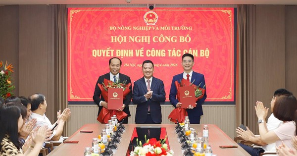 Bổ nhiệm Chánh Văn phòng, Thư ký Bộ trưởng Bộ Nông nghiệp và Môi trường