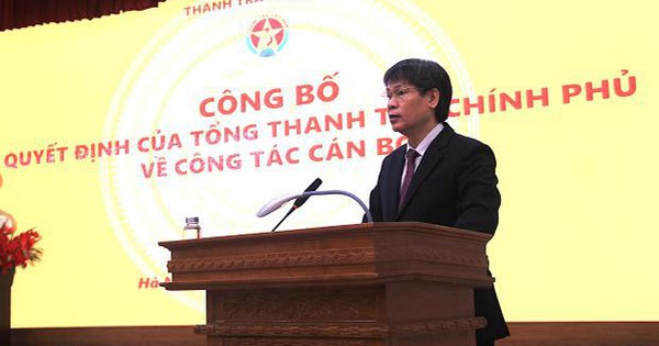 Thanh tra Chính phủ công bố các quyết định về công tác cán bộ