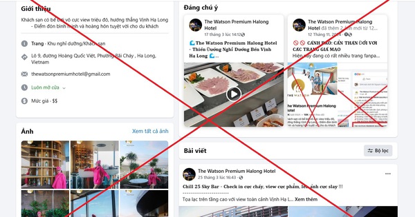 Cảnh giác với những fanpage giả mạo lừa đặt phòng khách sạn