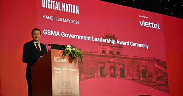Việt Nam được vinh danh Giải thưởng Lãnh đạo Chính phủ GSMA 2026 về chuyển đổi số