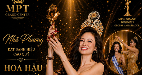 Doanh nhân Nhã Phương đăng quang Hoa hậu Đại sứ Doanh nhân Hòa bình Toàn cầu 2026 cuộc thi Miss Grand Business Global 2026