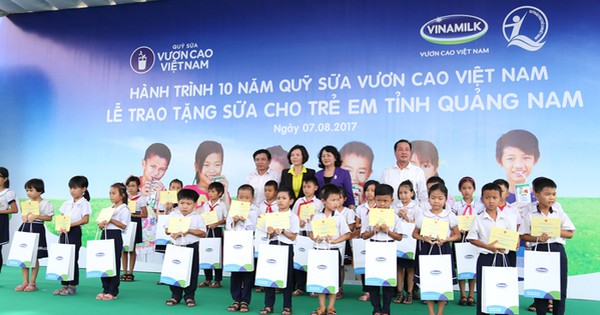 Vinamilk với sứ mệnh để trẻ em được uống sữa mỗi ngày