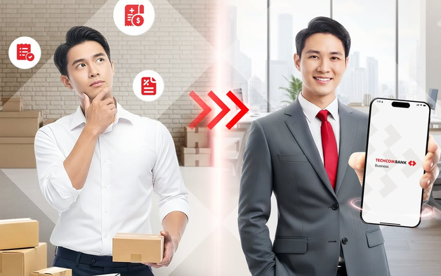 Hộ kinh doanh tự tin chuyển đổi, tiết kiệm tối đa cùng Techcombank Business