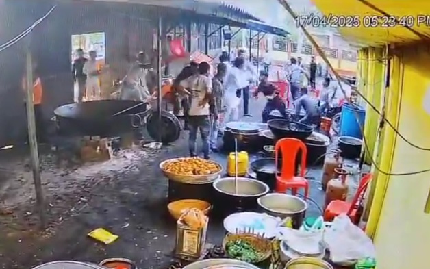 Thợ trang trí và gia đình chú rể cầm ghế lao vào ẩu đả dữ dội