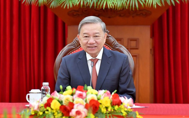 Tổng Bí thư Tô Lâm điện đàm với Tổng thống Donald Trump về vấn đề thuế đối ứng