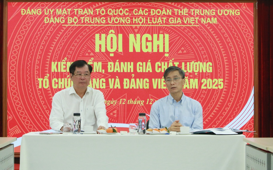 Đảng bộ Hội Luật gia Việt Nam: Hoàn thành xuất sắc nhiệm vụ năm 2025