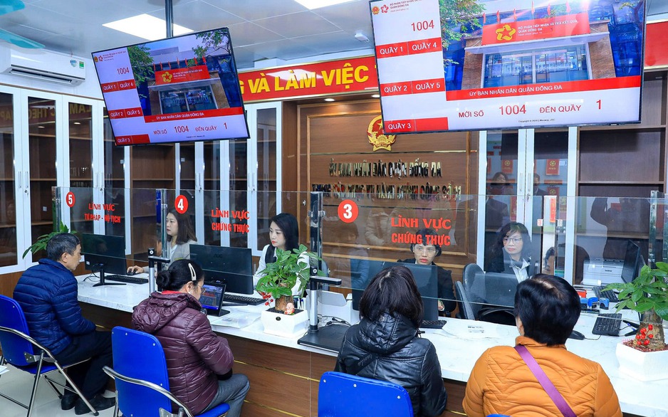 Hà Nội vận hành trung tâm phục vụ hành chính công một cấp